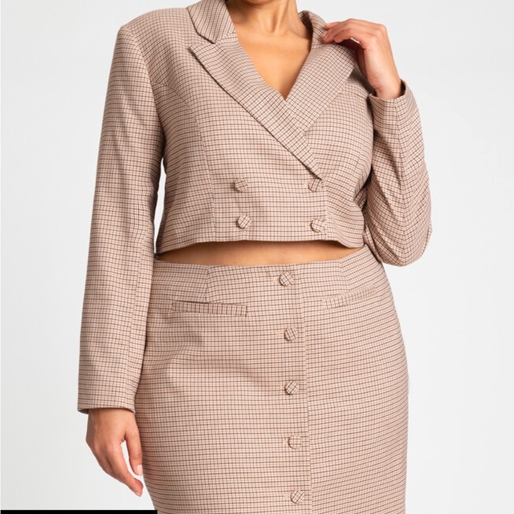 Open Front Blazer Dress
